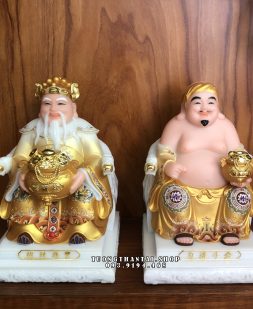 tượng ông địa thần tài gấm vàng đẹp nhất