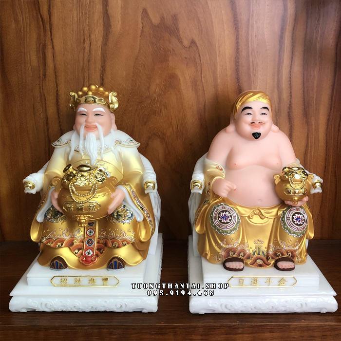tượng ông địa thần tài gấm vàng đẹp nhất