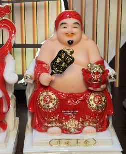 trọn bộ ông địa thần tài thần tiền bằng bột đá